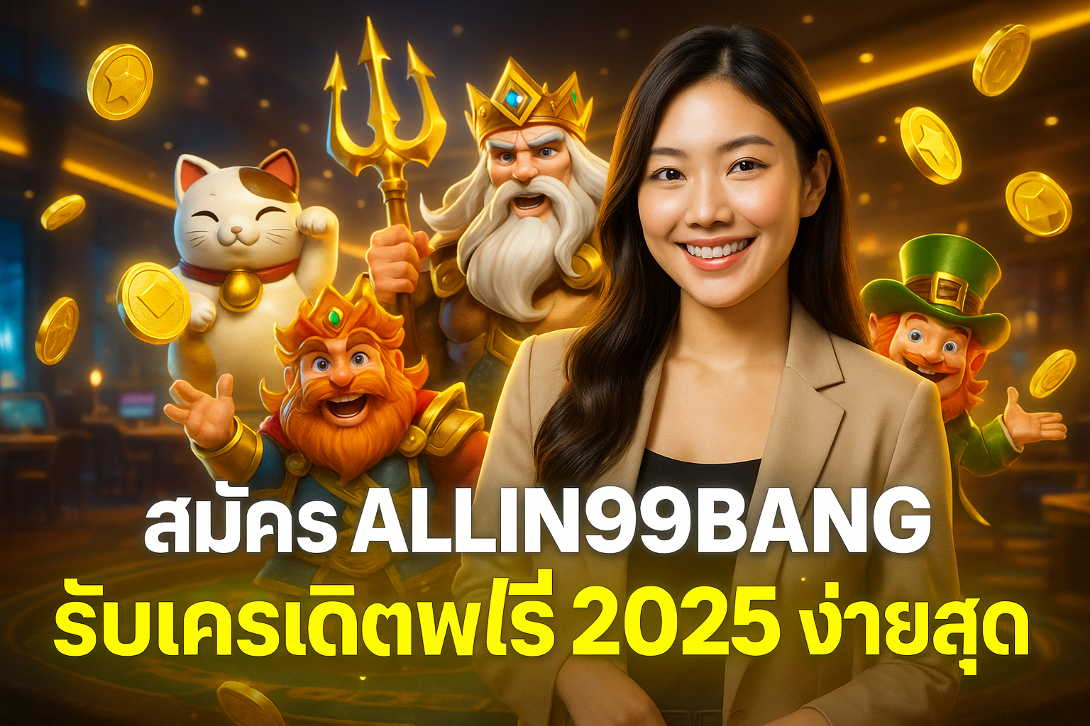สมัคร ALLIN99BANG รับเครดิตฟรี 2025 ง่ายสุด